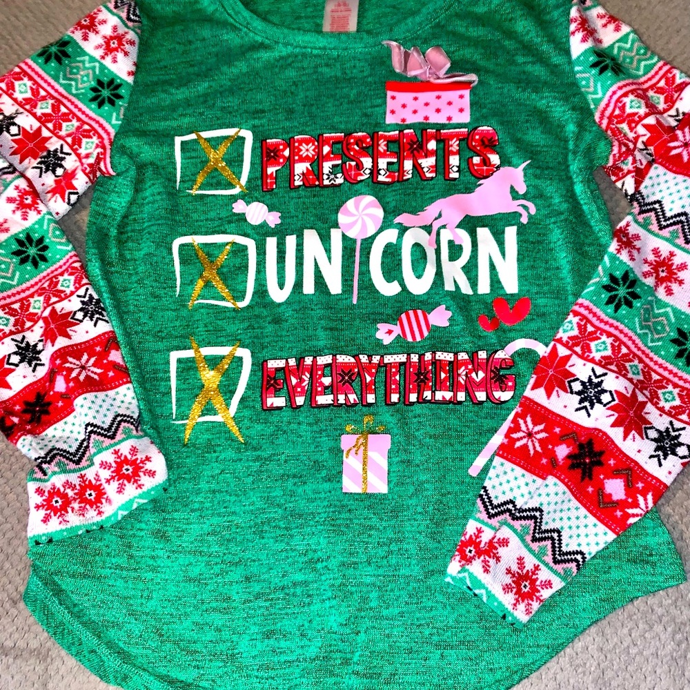 Girls Christmas Long Sleeve